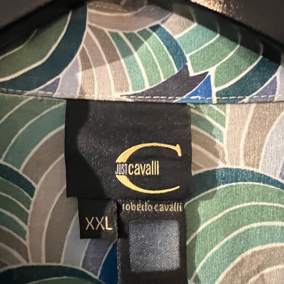 Roberto Cavalli Silk runway dress shirt Size XXL - Picture 2 of 3